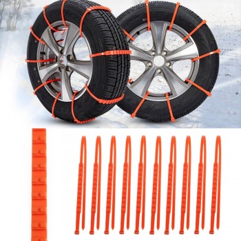 10PCS/ Set Car Universal Mini Plastic Winter Tyres wheels Snow Chains For Cars/Suv Car-Styling Anti-Skid Autocross Outdoor