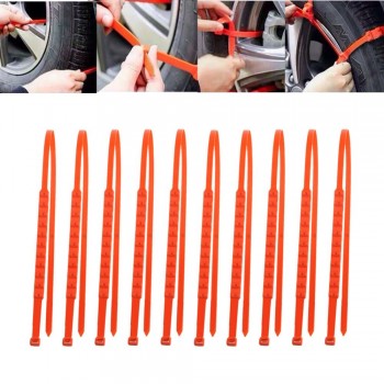 10PCS/ Set Car Universal Mini Plastic Winter Tyres wheels Snow Chains For Cars/Suv Car-Styling Anti-Skid Autocross Outdoor