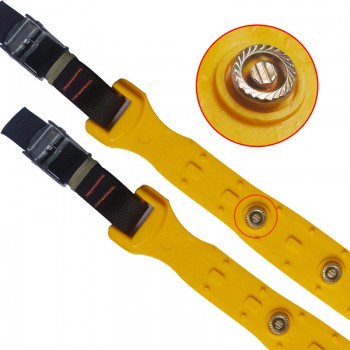 Vehemo 5Pcs Universal Tyres Wheels Snow Chains Car Snow Security Safety Tire Emergency Thickening Winter Anti-skid Chains