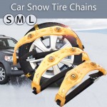 Universal S/M/L Car Snow Chains Beef Tendon Vehicles Wheel Tyre Anti-skid TPU Chain Winter Tool  Non-slip Chains