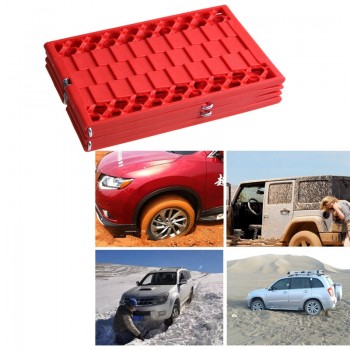 2Pcs/Set Universal Car Tire Grip Tracks Security Anti-skid Plate Snow Mud Sand Rescue Non-Slip Mat Instant Traction Auto Escaper