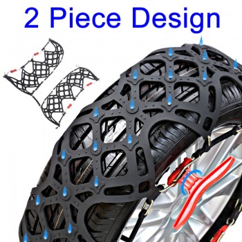 Wholesale Snow Chain Winter Tires Chain Wheels Snow Anti-skid Chains High Purity TPU Universal Snow Chains