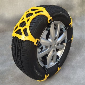 6Pcs/Set Car TPU Snow Chains Universal Double Buckles Car Winter Roadway Safety Tire Chains Snow Climbing Mud Ground Anti Slip