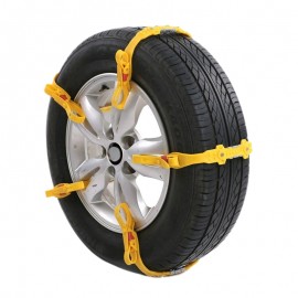 10Pcs/Lot Auto Mud Tires Trucks Snow Chains For Car Winter Wheels Protection Tyre Chains Automobiles Roadway Safety Accessories