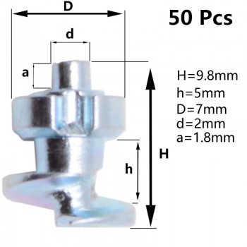 50pcs/lot Universal Screw Car Tires Studs Spikes Wheel Car 7mm Snow Chains For Car Vehicle Truck Motorcycle Tires Winter