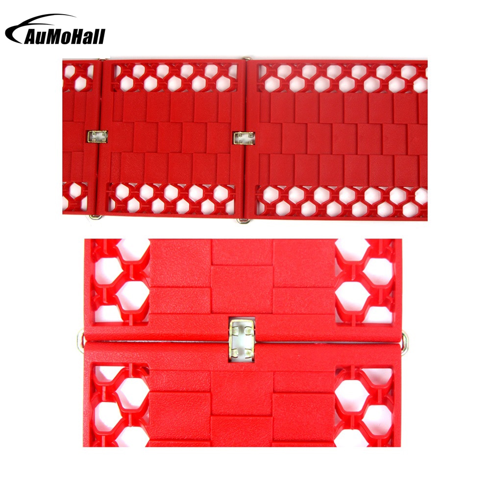 Non-Slip Mats Foldable Tyre Grip Tracks Accessories Emergency Automobile Truck Mud Snow Sand Anti-Skid Traction Tracks Mat
