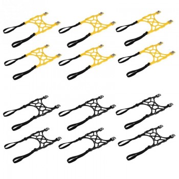 6pcs Car Snow Tire Anti-skid Chains Wheel Antiskid Universal Winter Roadway Safety Tire Chain Snow Climbing Mud