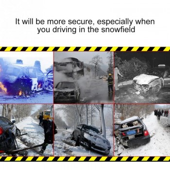 6pcs Car Snow Tire Anti-skid Chains Wheel Antiskid Universal Winter Roadway Safety Tire Chain Snow Climbing Mud