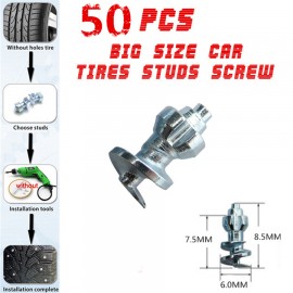 Big Size Tungsten carbide Car Tires Studs Screw Snow Spikes Wheel Tyres Snow Chains Studs For Car Motorcycle Bike Tires Winter