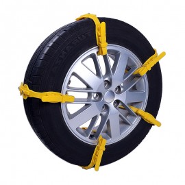 1PCS Vehicle Car Snow Chain Car Accessories Auto Emergency Winter Snow Tire Chains Wheel For Cars Anti-Skid Chain Safety Truck