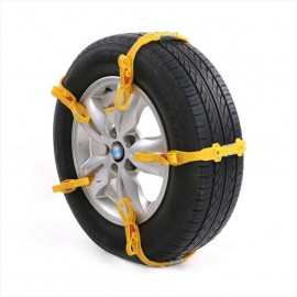 5Pcs/Lot Universal Adjustable Auto Car SUV Snowblower Tire Snow Chains Mug Ice Road Ground Anti Wheel Slip Chain For 165-265 mm