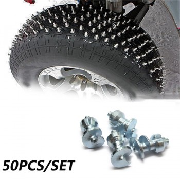 Winter 17.5MM x 9MM Car Tires Studs Screw Snow Spikes Wheel Tyre Snow Chains Studs For Auto Car Motorcycle SUV