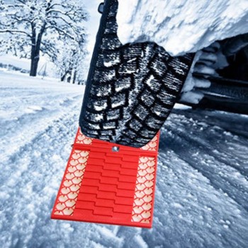 2pcs Trucks Snow Chains For Wheels Car Foldable Anti-skid Plat Mud Tires Protection Chain Automobiles Roadway Safety Accessories