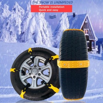 10pcs Universal Auto Car Anti-skid Chains Winter Driving Belt Vehicles Wheel Antiskid Non-slipping Ice Snow Sand Mud Tire chain
