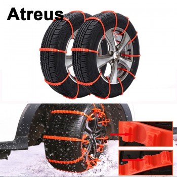 Atreus For Mitsubishi ASX Suzuki Subaru Acura Jeep Renegade Fiat Hyundai Solaris Car Snow Tire Anti-skid Chains Wheel Tire Tool