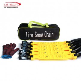 10Pcs/Set TPU Tire Snow Chains for Winter with Storage Bag and Installation Gloves Winter Tyres Wheel  Autocross Outdoor