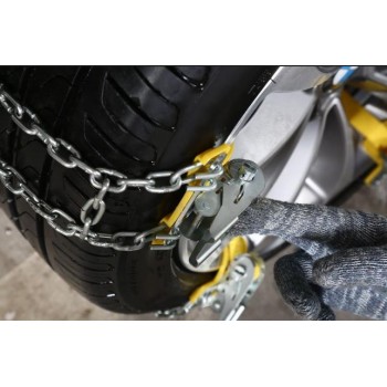 TTCR-II Manganese Steel 6PCS Snow Car Anti-skid Chains Snow Chain Winter Auto Parts Safety Tire Chain Car Accessories