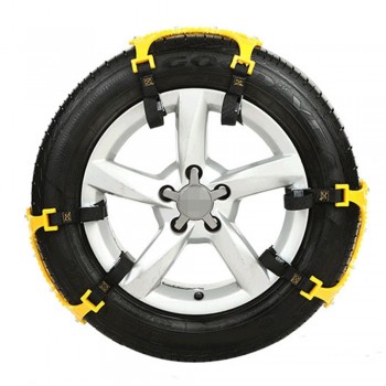 3 Pcs/lot Universal TPU Snow Chains Suit For 165-265mm Car Vehicle SUV Winter Roadway Safe Snow Tire Wheel Chain Anti-skid Belt