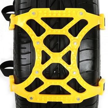 3 Pcs/lot Universal TPU Snow Chains Suit For 165-265mm Car Vehicle SUV Winter Roadway Safe Snow Tire Wheel Chain Anti-skid Belt