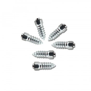 100 Pcs 18*6mm Car Tires Studs Screw Snow Spikes Wheel Tyres Chains Studs for Car Vehicle Truck Motorcycle Tires Winter