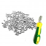 100pcs/lot Stud Screw 15mm Anti-Slip Screw Stud Wheel Tyre Snow Tire Spikes Trim with Install Sleeve Tool for Auto Car SUV ATV