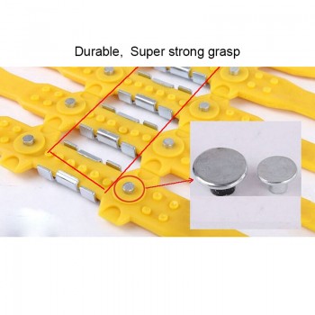 5 x Universal Adjustable Auto Car SUV Snowblower Tire Snow Chains Emergency Tools For Mud Ice Sand Snow Road 145-285mm