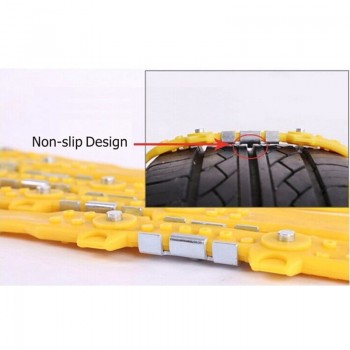 5 x Universal Adjustable Auto Car SUV Snowblower Tire Snow Chains Emergency Tools For Mud Ice Sand Snow Road 145-285mm