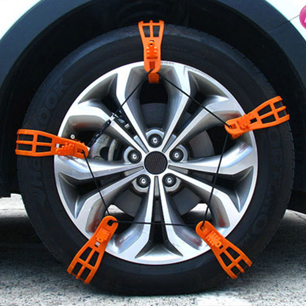 1Pc TPU Universal Durable Winter Tyres wheels Snow Anti-Skid Chains Tire Belt Anti-Skid Autocross Outdoor