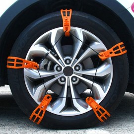 1Pc TPU Universal Durable Winter Tyres wheels Snow Anti-Skid Chains Tire Belt Anti-Skid Autocross Outdoor