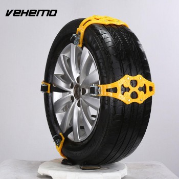 Vehemo Strap Snow Chain Mud Chain TPU Alloy with Wrench Universal Car Truck Winter Tire Tyre Tie Accessories Tire Chain