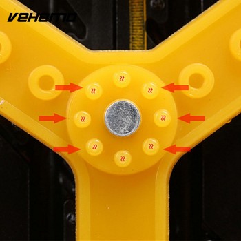 Vehemo Yellow Anti-Skid Chains Roadway Safety Snow Chain SUV Snow Tire Belt for Emergency Wheel Accessories