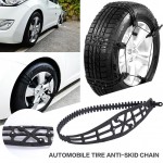 1 Pc TPU Thickened Durable Snow Chain Anti-Skid Chains Snow Tire Belt Winter Driving Roadway Safety Truck SUV