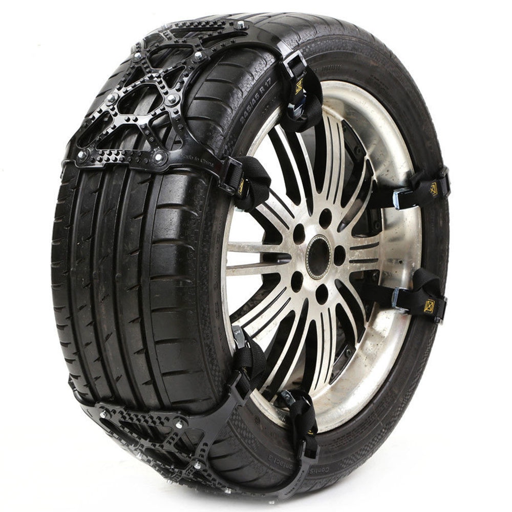 Mayitr 3Pcs Universal 65-265mm Car Tire Tyre Anti-skid Snow Wheel Chain Winter Roadway Safety Tire Accessories
