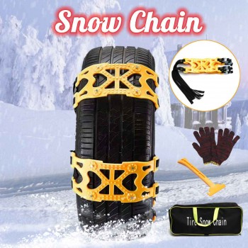 2019 TPU Snow Chains Universal Car SUV Wheel Tyre Anti Slip Belt For Winter Roadway Ice Climbing Muddy Ground Driving Tire