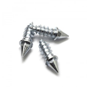 100Pcs Car Wheel Anti Slip Screw Stud Steel Winter Tire Snow Nail Spike Anti-Slip Screws With gift installation tools
