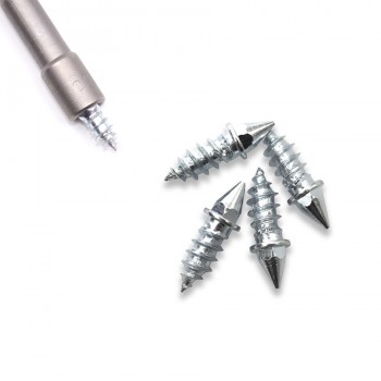 100Pcs Car Wheel Anti Slip Screw Stud Steel Winter Tire Snow Nail Spike Anti-Slip Screws With gift installation tools