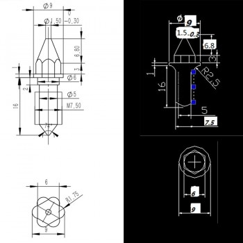 100Pcs Car Wheel Anti Slip Screw Stud Steel Winter Tire Snow Nail Spike Anti-Slip Screws With gift installation tools