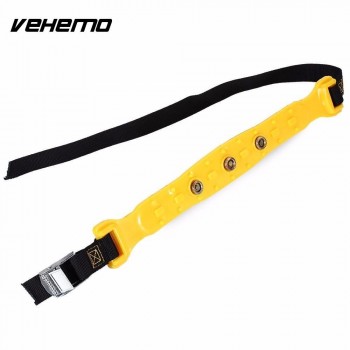 Vehemo 5pcs/set Car Winter Snow Tire Anti-skid Chains Thickened Beef Tendon Vehicles Wheel Antiskid TPU Chain 185-295mm Types