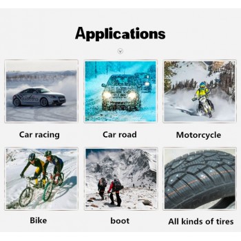 100pcs/lot Stud Screw 9mm Anti-Slip Screw Stud Wheel Tyre Snow Tire Spikes Trim with Install Sleeve Tool for Auto Car SUV ATV