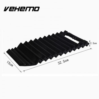 Vehemo Black Anti-Skid Board Tire Non-Slip Mat Truck SUV Tire Mat Durable Snow Mat Roadway Safety Climbing Mud Ground