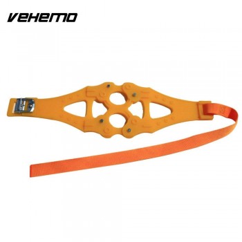Vehemo TPU Snow Chain Climbing Mud Ground Snow Tire Belt Roadway Safety Anti-Skid Chains for SUV Vehicle Tyre Winter Driving