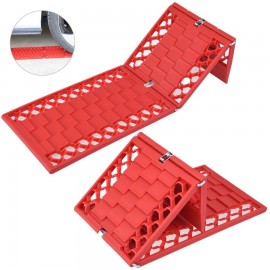 1Pair  Non-Slip Mats Winter Roads Instant Traction Tire Grip Set Snow Mud Car Truck Traction Folding Gear Rack