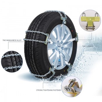 Hot New 1 Pc  Auto Car Tire Anti-skid Steel Chain Snow Mud Security Tyre Belt Clip-on String Anti-slip Assembly Tool S/M/L