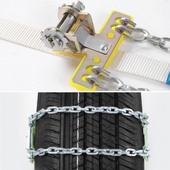 Hot New 1 Pc  Auto Car Tire Anti-skid Steel Chain Snow Mud Security Tyre Belt Clip-on String Anti-slip Assembly Tool S/M/L