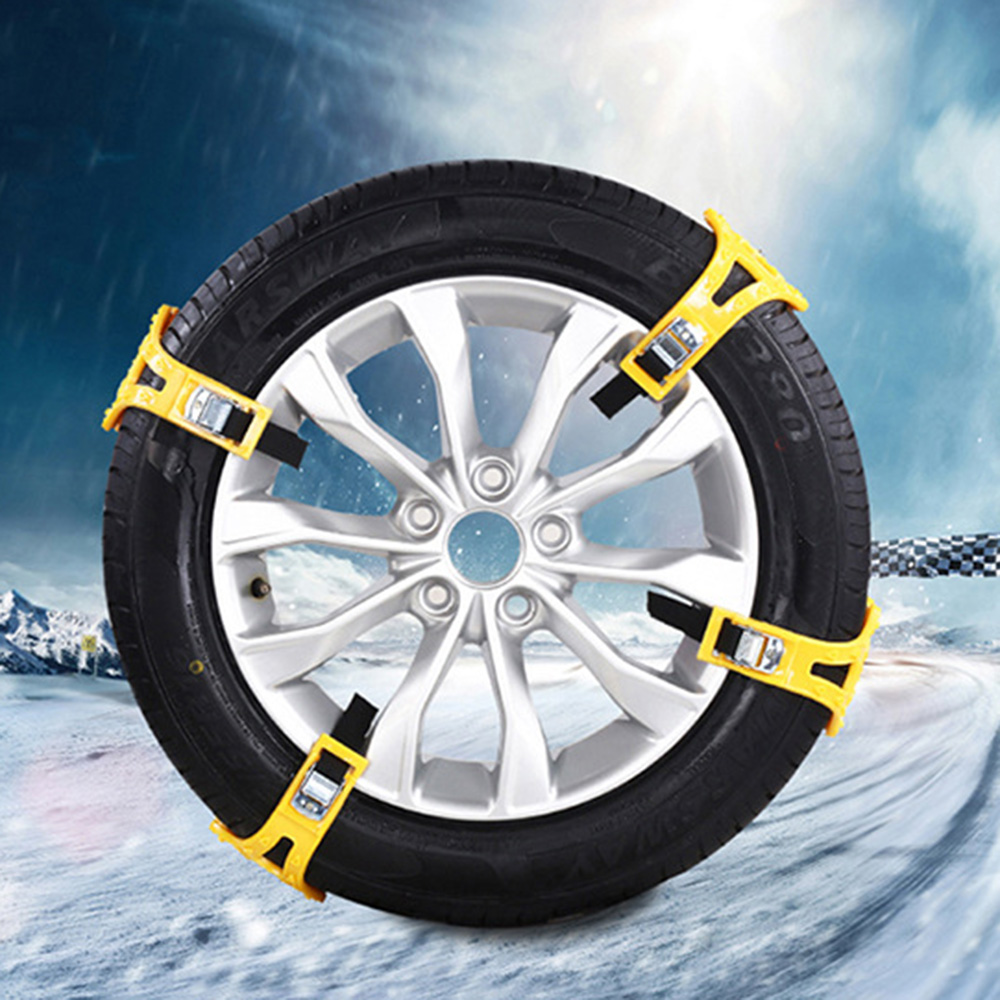 Snow Tire Belt Snow Chain Universal Anti-Skid Chains Emergency Accessories TPU 1 Pc Thickened