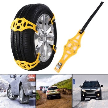 Snow Tire Belt Snow Chain Universal Anti-Skid Chains Emergency Accessories TPU 1 Pc Thickened