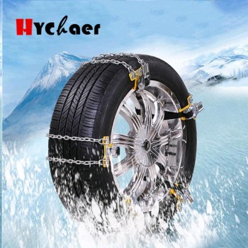 Manganese Steel Wear Resistant And Durable Double Universal Metal Snow Chain Fit For Snow Road And Sand Road Car Accessories