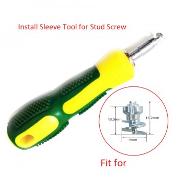 50pcs/lot Stud Screw 9 X16.2MM Anti-Slip Screw Stud Wheel Tyre Snow Tire Spikes Trim with Install Sleeve Tool for Auto Car SUV
