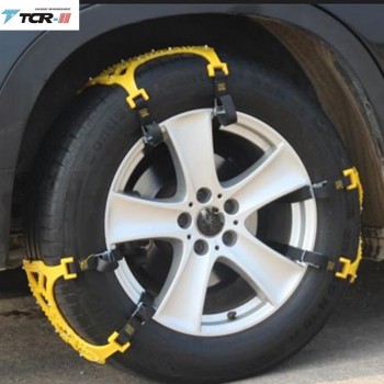 3x TPU Plastic Snow Chains Spikes for Tires Universal Car Tyre Winter Roadway Safety Chains Snow Climbing Mud Ground Anti Slip