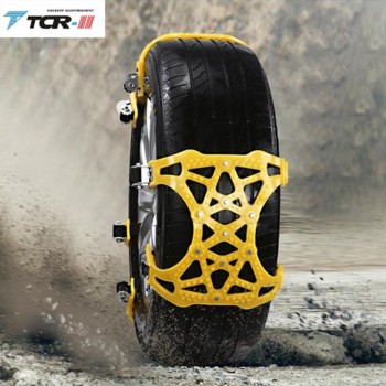 3x TPU Plastic Snow Chains Spikes for Tires Universal Car Tyre Winter Roadway Safety Chains Snow Climbing Mud Ground Anti Slip